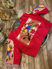 Pathani Pure Silk Blouse