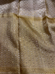 Gold Kanchi with Designer Long Border