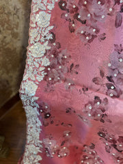Pure Fine Silk Digital Organza… ✨