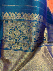 Gadwal pattu saree with pattern blouse