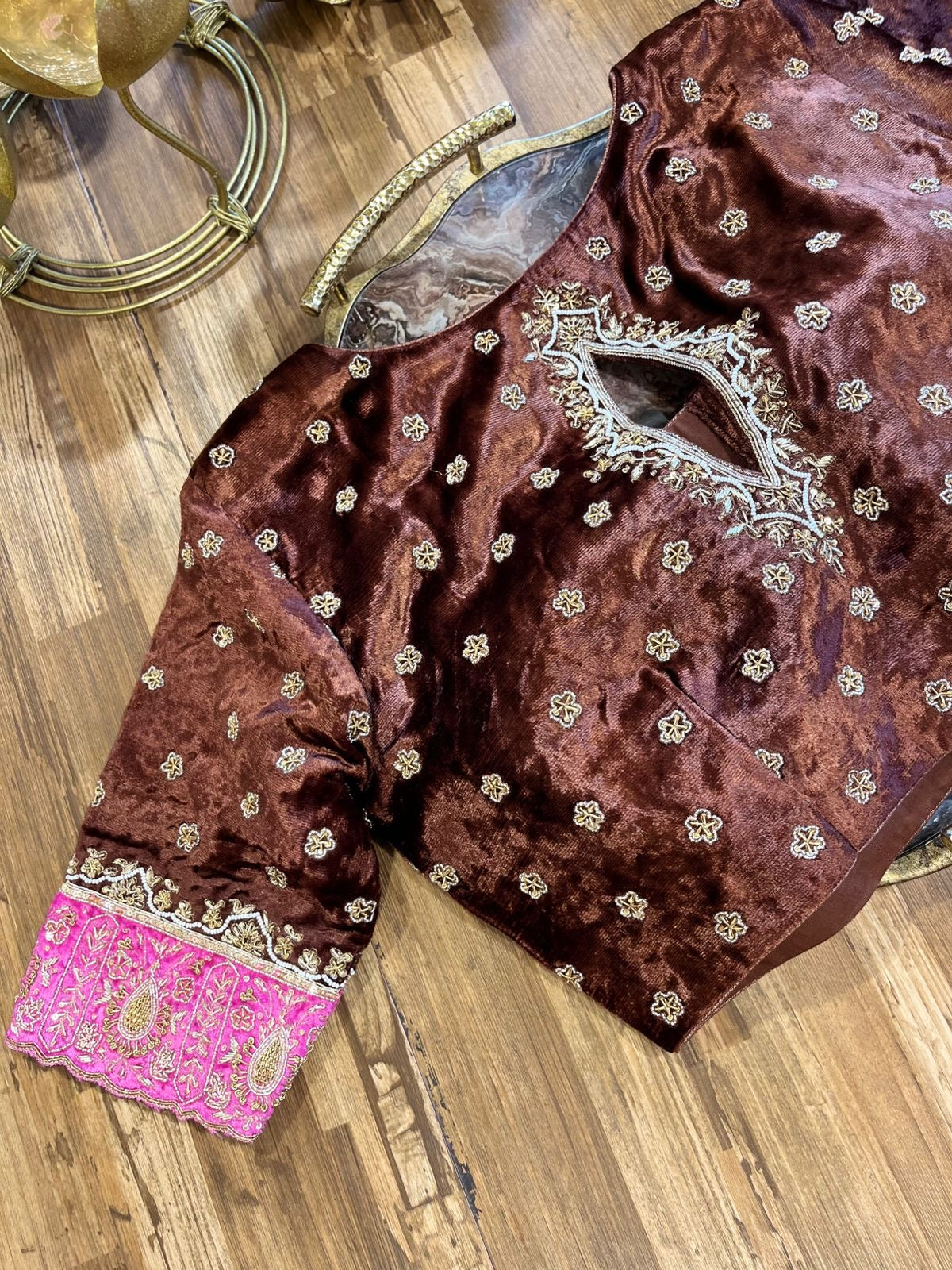 Velvet Handworked Blouse