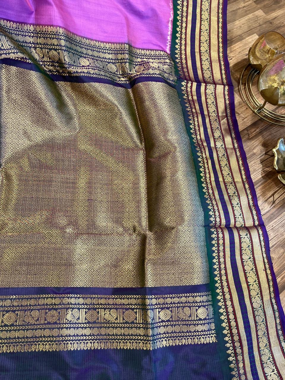 Light Purple Twill ikkat