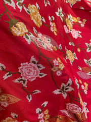 Red Pure Kanchi Silk