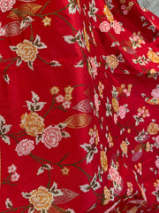 Red Pure Kanchi Silk