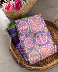 Light Pink and Purple Twill Patola