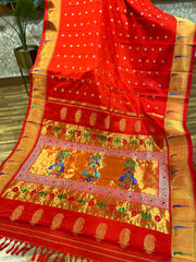 Gadwal paithani pattu saree