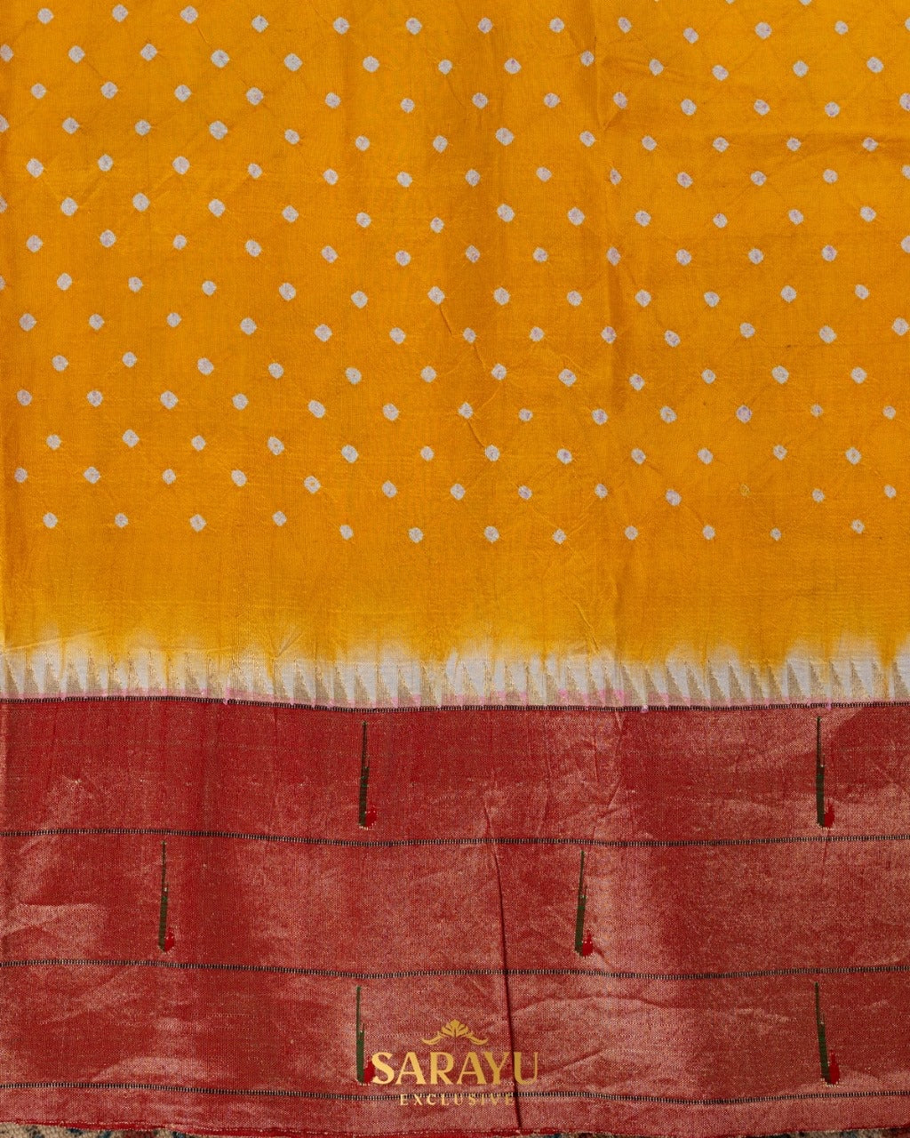 Sulfate Blue Paithani Bandhini