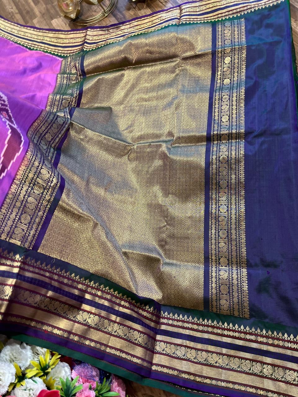 Light Purple Twill ikkat