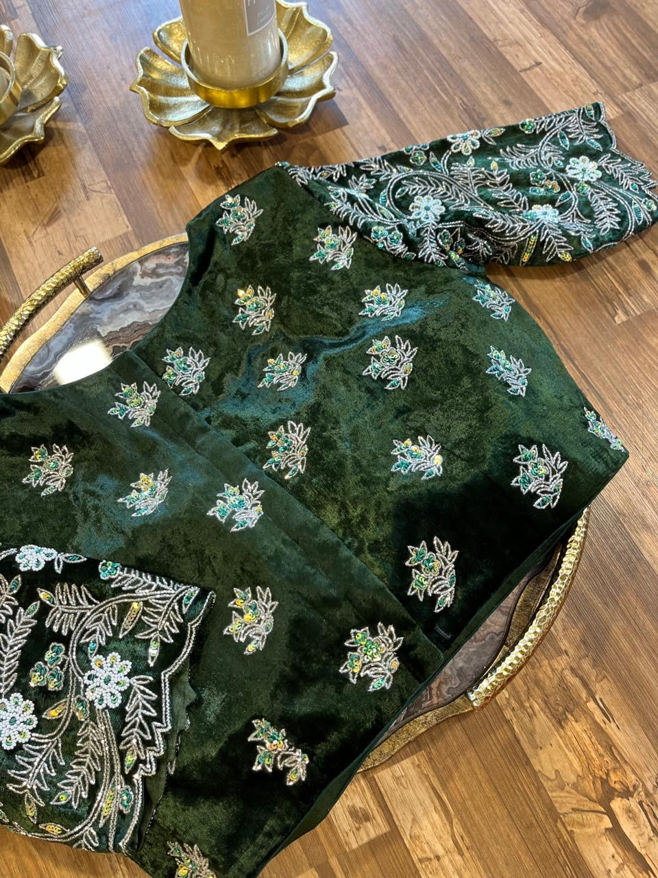 Velvet Handworked Blouse