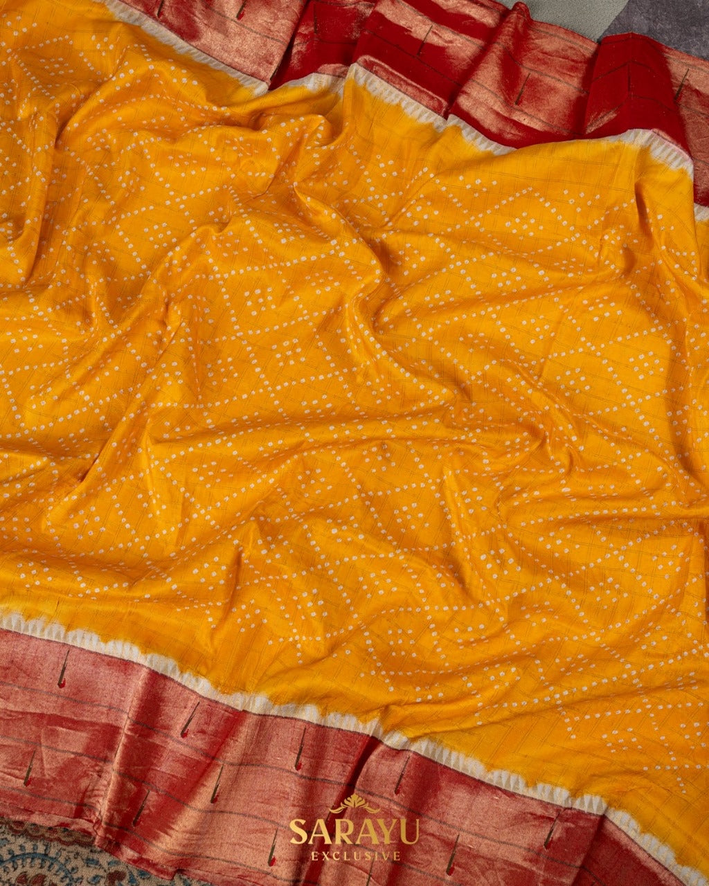 Sulfate Blue Paithani Bandhini