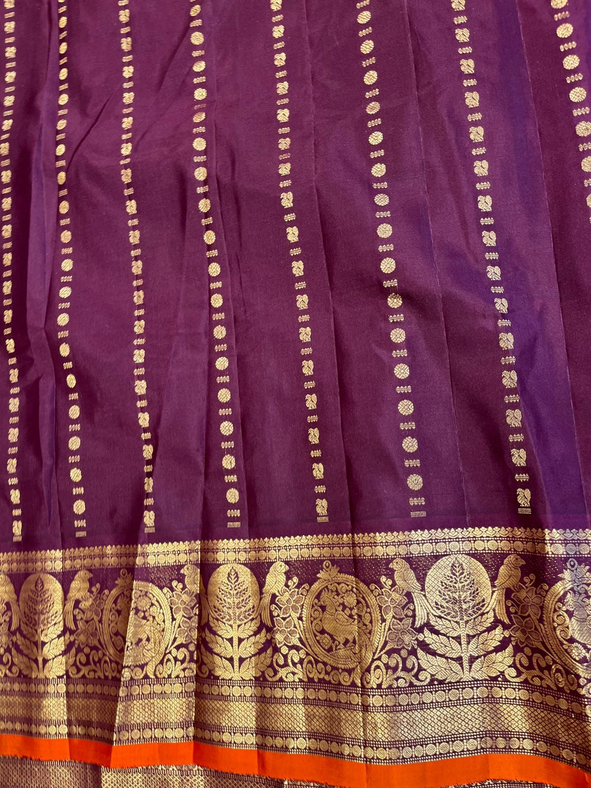 Gadwal all over brocade saree
