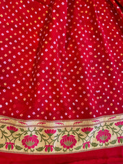 Red Banrasi Exquisite Georgette