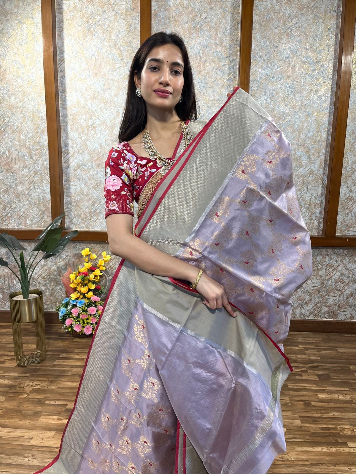 Pure Chanderi Silk Saree