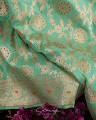 Banarasi Meenakari All Over Silk Saree