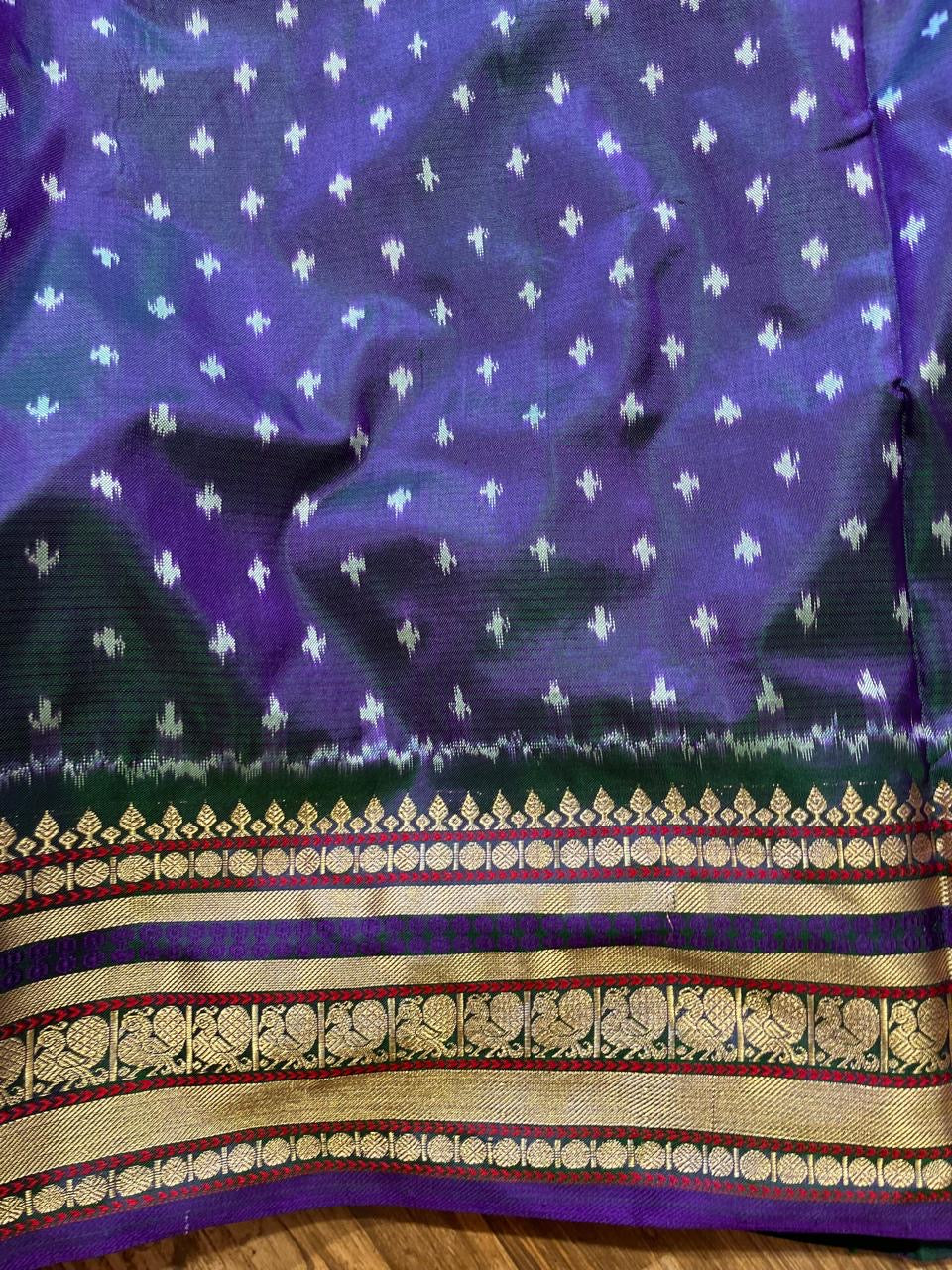 Light Purple Twill ikkat