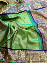 Green and Blue Gadwal Pattu