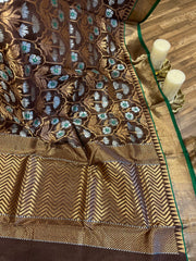 Designer Zari Kota saree