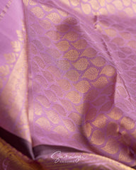 Lavender shade pure authentic kanchi pattu
