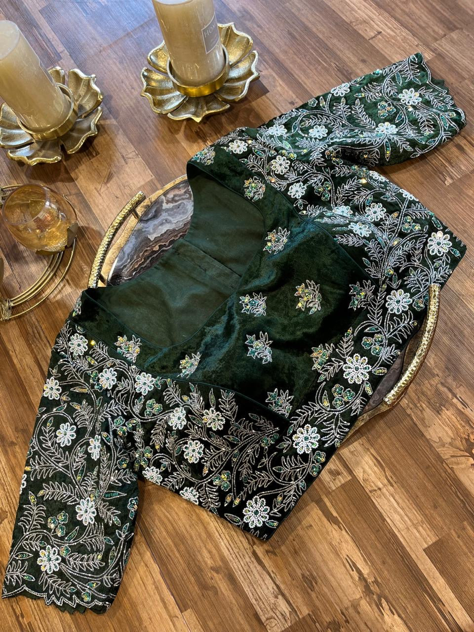 Velvet Handworked Blouse