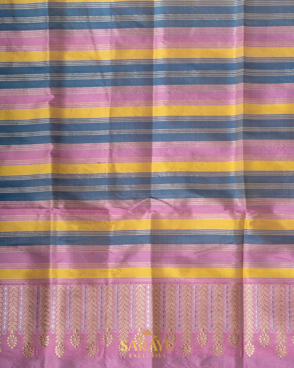 Yellow and Pink Banarasi Rangkat