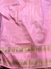 Magenta and Light Pink Kanchi Pattu