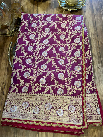 Magenta Purple Pure Banaras