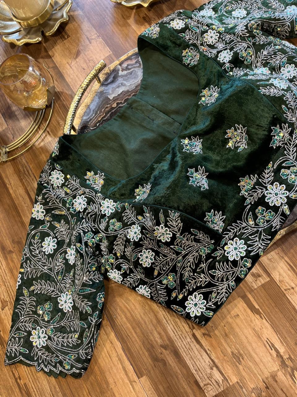 Velvet Handworked Blouse