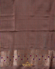 Red Shade Color Statement Designer Banarasi Mashru Designer Digital Silks