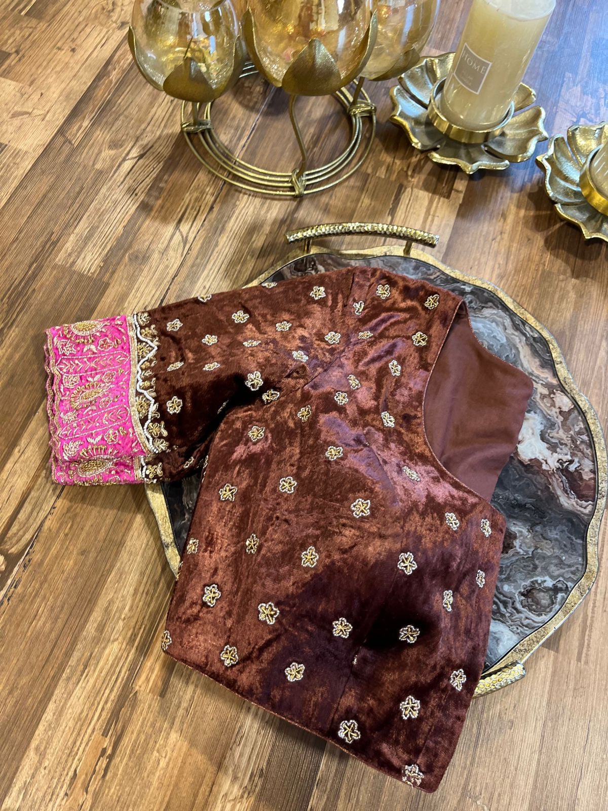 Velvet Handworked Blouse