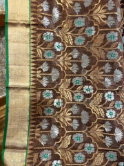 Designer Zari Kota saree