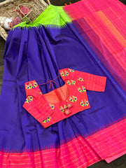 Purple Kanchi Pattu