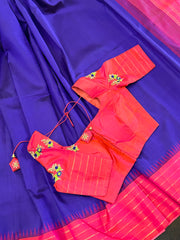 Purple Kanchi Pattu