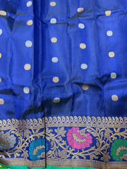 Double wrap meenakari Gadwal saree