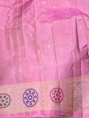 Double wrap Meenakari Gadwal saree