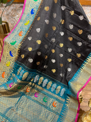 Double wrap Meenakari Gadwal saree