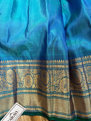 Beautiful Double-Wrap Micro Checks Gadwal Saree