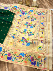 Gadwal paithani pattu saree