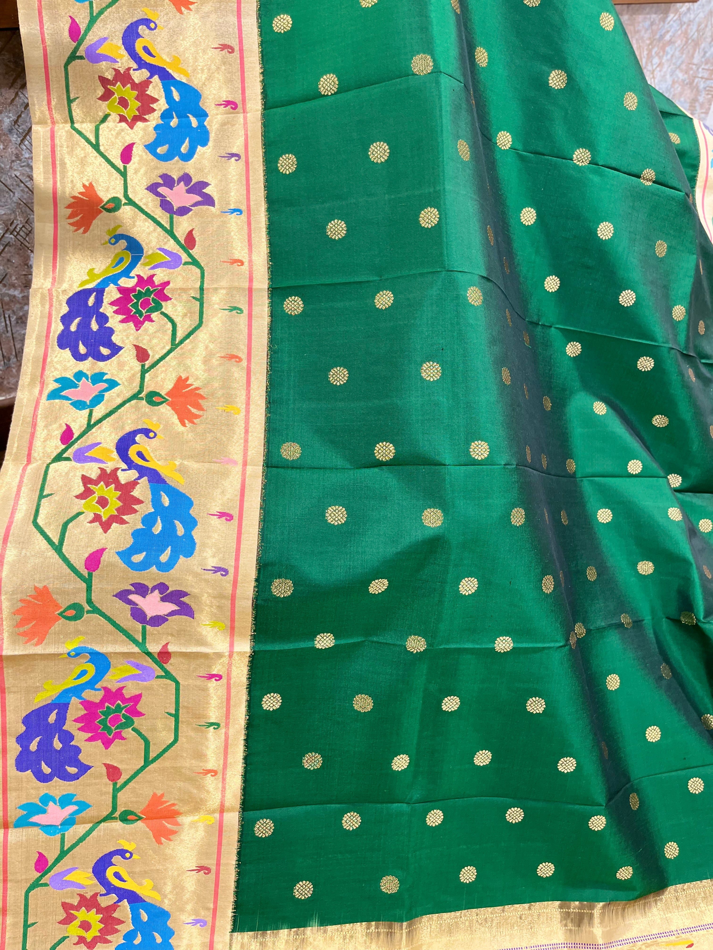Gadwal paithani pattu saree