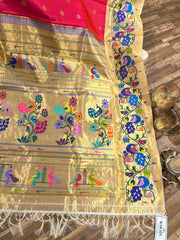 Gadwal Paithani pattu saree