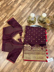 Chanderi pattu saree