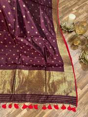 Chanderi pattu saree