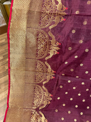 Chanderi pattu saree