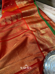 Stunning Double Weave Gadwal Pattu