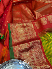 Stunning Double Weave Gadwal Pattu