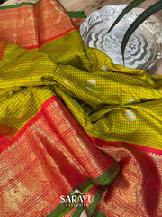 Stunning Double Weave Gadwal Pattu