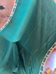 Deep Green Moroccan Silk Designer Exclusive