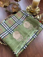 Burberry Tussar Silk Saree