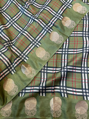 Burberry Tussar Silk Saree