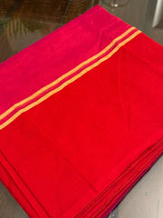 Bright and Beautiful Red and Pink chanderi tissue &Beautiful Maroon Pure Chanderi Silk