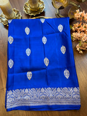 Royal Blue Mashru Banaras